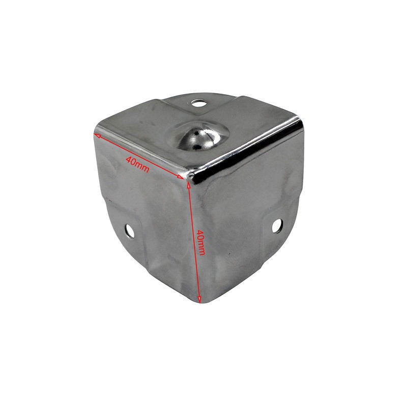 Chrome Plated Iron Corner Protector Metal Box Corner Support Angle