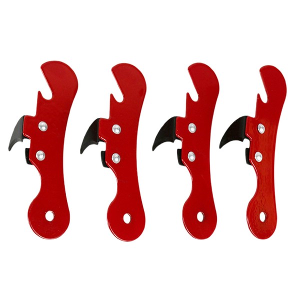 4 Pcs Bottle Opener Durable Multi Purpose Can Opener Multi-Function