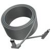 Rectangular Satellite Replacement Cable Waterproof Satellite Extension Cable Grey with