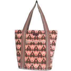 Bungalow 360 Striped Tote (Octopus)