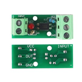 10Pcs 1 Channel Optocoupler Isolation Module 12V PC817 EL817 Photoelectric 1 Way Opto PNP NPN Signal Converter Rail Holder PLC Drive Motor Board