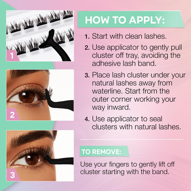 Ardell Naked Press On Lashes Underlash Extensions - Pre-Glued Natural