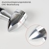 evermotor CNC Chrome Mini Motorcycle LED Indicator, 12 V, Pack