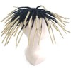 Sistema de trenzas afro de 23 cm con cabello humano,