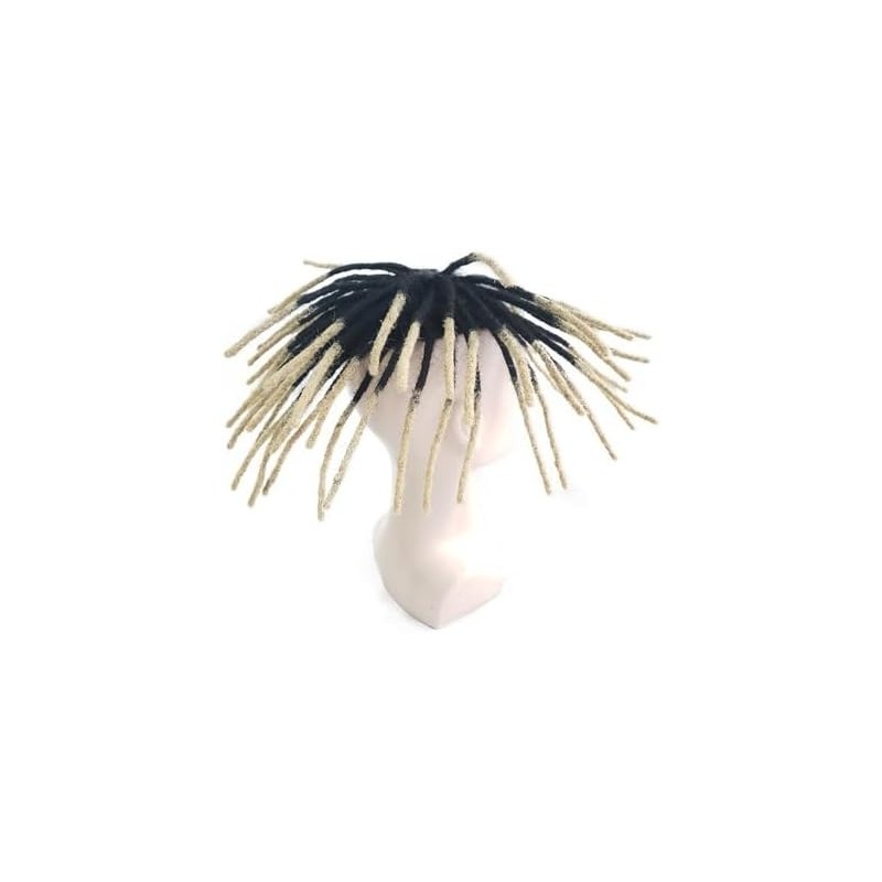 Sistema de trenzas afro de 23 cm con cabello humano,