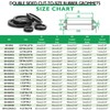 EASYEAH 2-5/8 in Rubber Grommets for Wiring, 2-3/8 in ID,