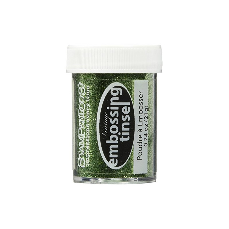 Stampendous Vintage Tinsel Embossing Powder-Olive