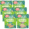 Natural Heaven Hearts of Palm Spaghetti 3-Pack + White Rice 3-Pack – Low-Calorie, Keto & Gluten-Free Food, Vegan, 9 Oz Ea