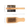 OHPHCALL Retro Boar Bristle Beard Brush for Men Dual-sided Mustache