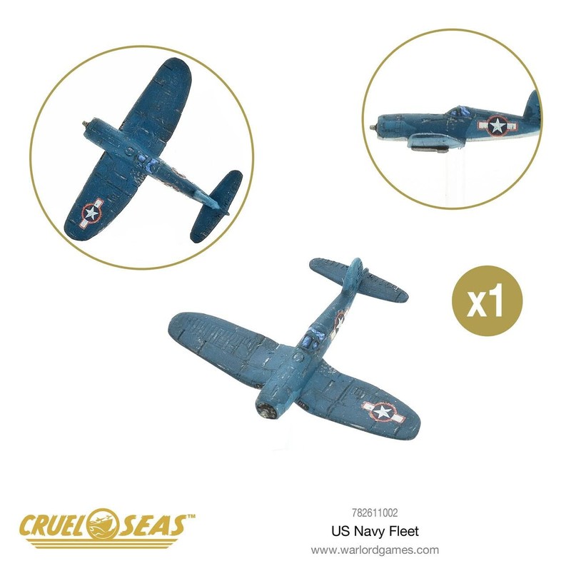 Warlord Cruel Seas US Navy Fleet War Game - 1:300