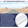 Left Driver Side Mirror Glass w/Power Heated & Blind Spot