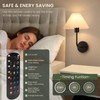 Rechargeable Battery Operated Wall Sconces Sets of 2, 15 Colors