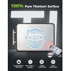Titanium Cutting Board for Kitchen, Double Sided Non Toxic Titanium