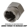 OEMTOOLS 23700 18Pc CrMo Impact Nut and Bolt Extractor Kit,