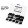 Nylon Washer Nylon Seal Black, M2-M12 Black Washer Assortment Set,
