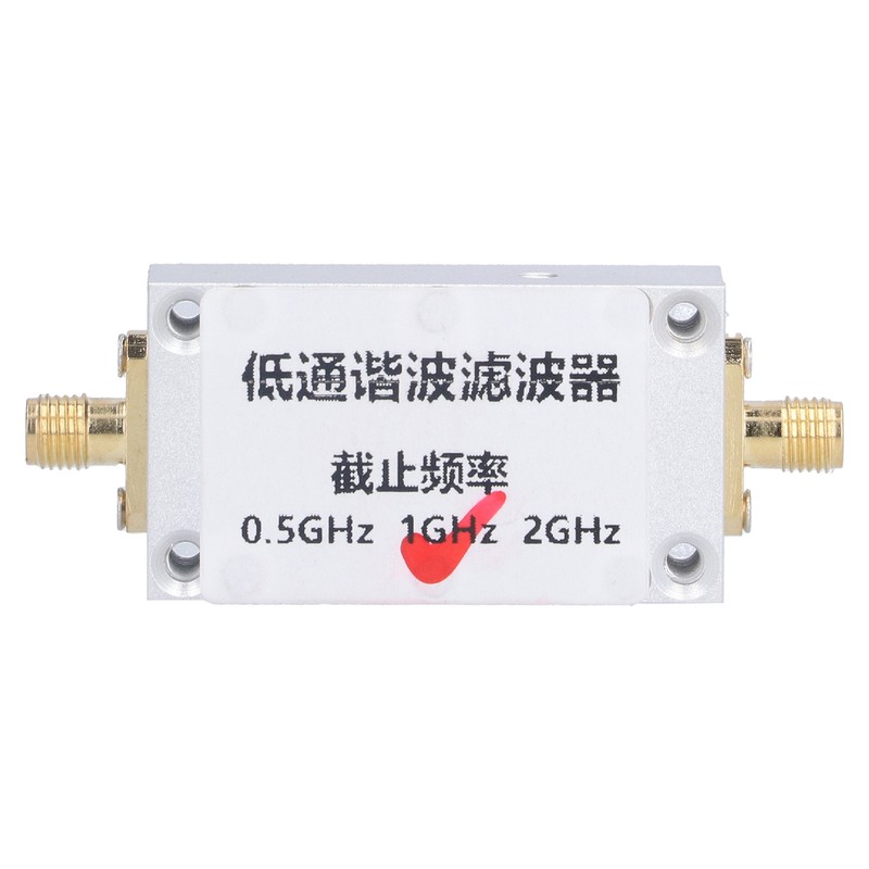 Harmonic Filter ADF4351 SMA Interface 1GHZ Cutoff Frequency CNC Aluminum