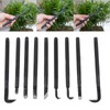 jerss 9Pcs Bonsai Tree Tool Set Drawing Knife Shaping Scraping