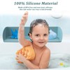 Heebabeys Bathtub Splash Guard Play Shelf Area -Silicone Tub Water