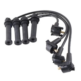 Bode-man Ignition Spark Plug Wires 8mm (4PC Set) for 1995-1999 Ford Contour for 1998-2002 Ford Escort for 1999-2002 Mercury Cougar for 1995-1999 Mercury Mystique L4 2.0L