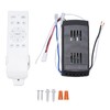 Universal Ceiling Fan Remote Control Kit, Hard Wired Fan Remote