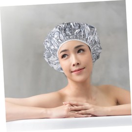 Minkissy 6pcs Aluminum Foil Heat Insulation Caps Professional Hair Dyeing and Styling Silver Gold for Salons Protects Hair from Heat and Moisture