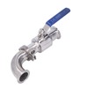 Sanitary Ball Valve Stainless Steel Quick Install Water Clamp Valve