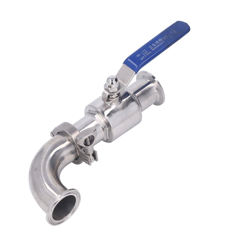 Sanitary Ball Valve Stainless Steel Quick Install Water Clamp Valve