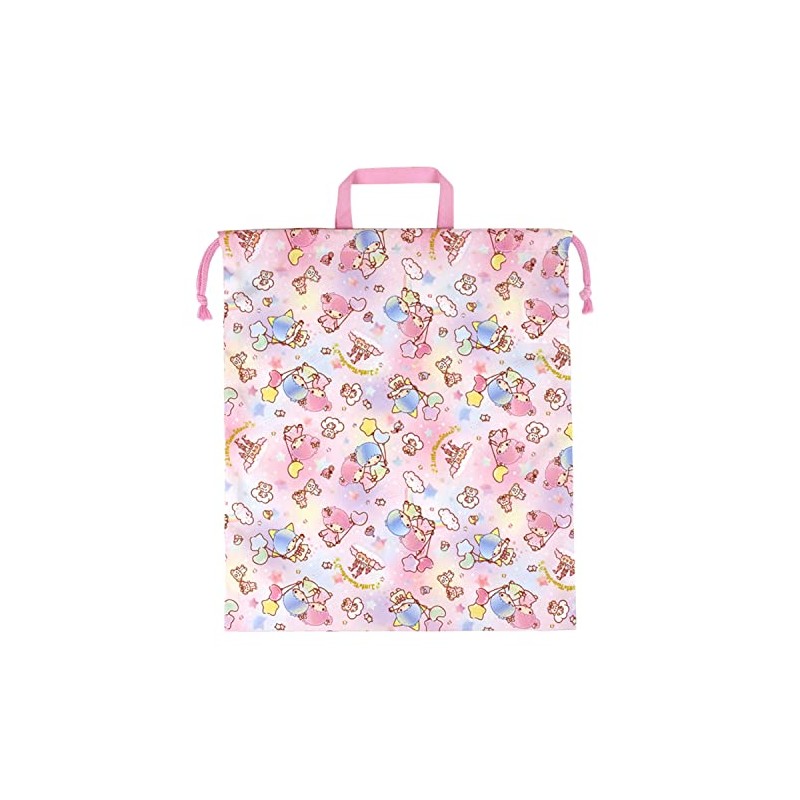 高波クリエイト(KoohaCreate) 巾着 [ キャラクター / 小物入れ ] キキララ リトルツインスターズ Lサイズ