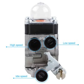 DUOJIN Carburettor Kit for Stihl FS38 FS45 FS46 FS45C FS46C FS55C FS55 FS55R FS55RC FS74 FS75 FS80 FS85 KM55 HL45 KM55R, Replacement Kit for Brush Cutter Lawn Mower Carburetor C1Q-S97