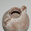 Ceramic Flower Vase with Vintage Handles，Farmhouse Rustic, 6-inch vase