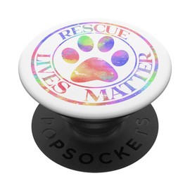 Rescue Lives Matter Pet Lovers Distressed Device Grip