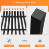 Jusgym Fireplace Grate 24 Inch with 8 Support Legs and