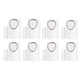 Security Door and Window Alarm for Home, Greencycle 8PK Wireless Home Security Burglar Alarm, Magnetic Sensor Door Window Alarm, 4-in-1 Mode 110 dB, Home Security, Ideal for Home, Garage, Apartment