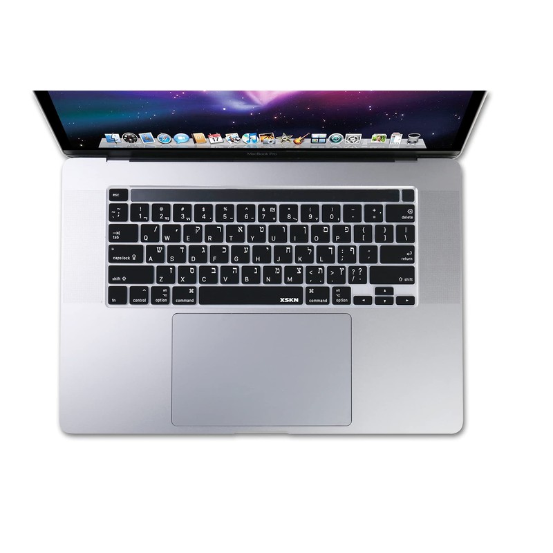 XSKN Hebrew Silicone Keyboard Skin Cover for 2019 2020 Released