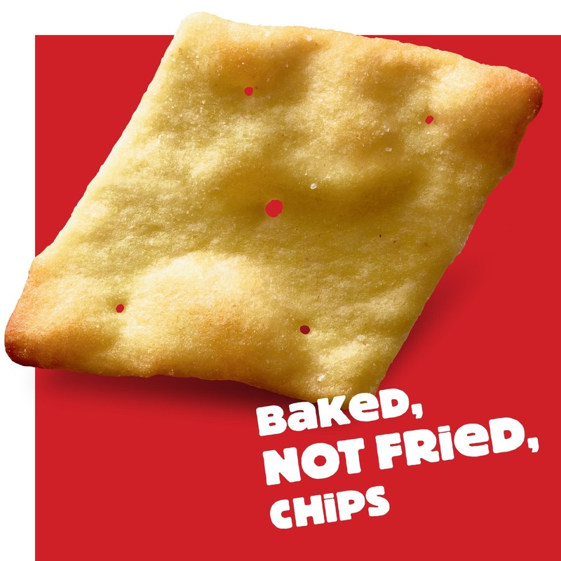 Cheez-It Snap'd Cheese Cracker Chips, Thin Crisps, Extra Crunchy, Sharp