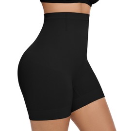 FRESBEIT Womens Shapewear Tummy Control, Girdles for Women Body Shaper High Waist Shapewear Shorts Under Dress L