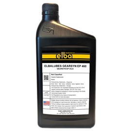 ELBALUBES Gear-SYN EP 460, Gear Oil 460, Heavy-Duty Industrial EP Gear Oils, Compare to: Spartan EP 460, Meropa, Shell Omala S2 G 460. MOBILGEAR 600 XP, Hobart 00-102973-00071 Ep 460 (1 QT)