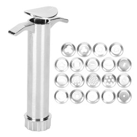 Yivibe Extrusora de Arcilla, Herramienta de Escultura, exprimidor de Barro Duradero multifunción, Manual de Modelado, Bricolaje con moldes de Punta de 19 Piezas para Manualidades en Arcilla para