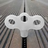 10pcs Luminous Camping Tent Pegs Set ABS 3 Hole Screw