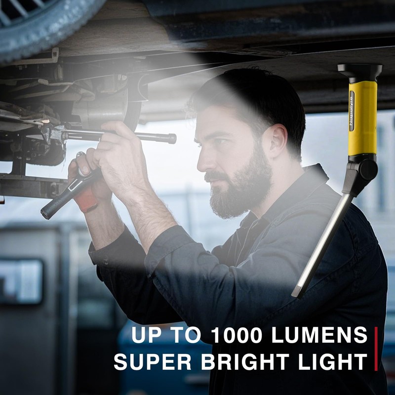 Napatyre Mechanic Light,1000 Lumens Rechargeable LED Work Light with Magnetic