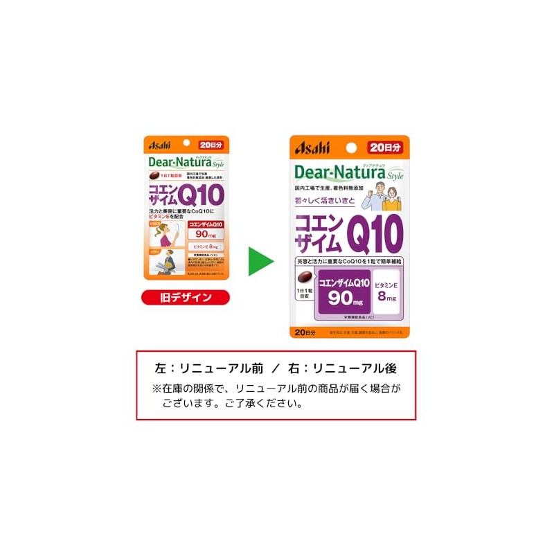 Dear Natura Style Coenzyme Q10, 20 Capsules (20 Day Supplement),