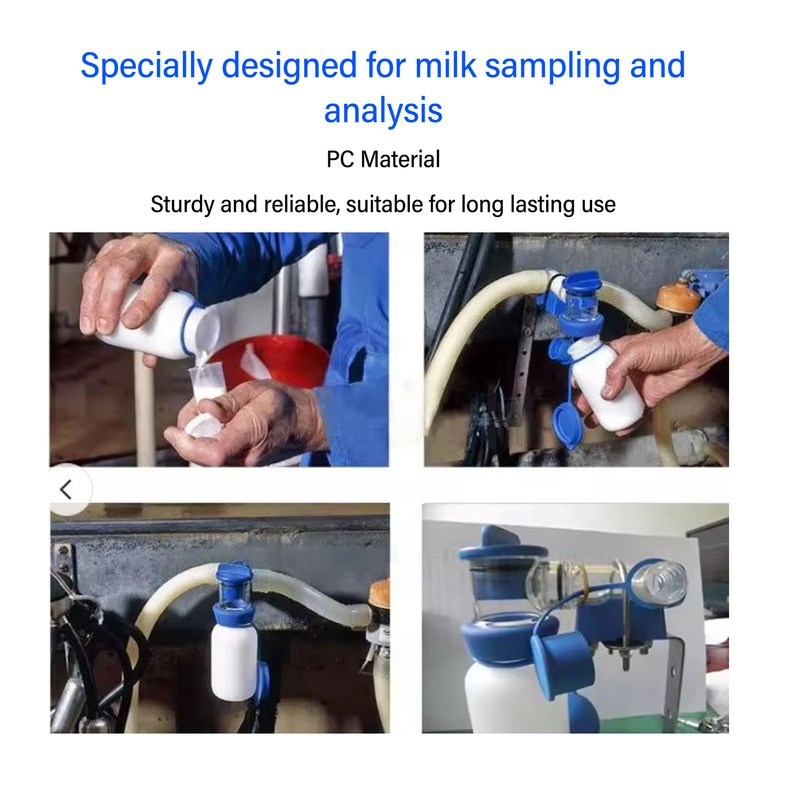 Cow Milk Sampler 200ML PC Milk Sampling Tool Milking Equipment