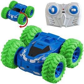 Simulus Remote Control Cars: RC 360° Stunt Car, Dual Drive, 15 km/h, 2.4 GHz (Stunt Car, Model Car, Kids Vehicles)