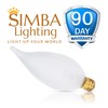 Simba Lighting Candelabra Flame Tip Frosted CA10 40W E12 Base