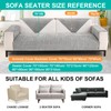 Soft Chenille Sofa Cover, 1/2/3/4-Seater, L-Shape Sofa Couch Cover, Corner