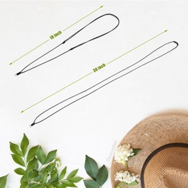 Framendino, 5 Pack Adjustable Necklace Cord for Pendants Rope with Metal Ring Women Men (1.5MM Thick)