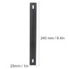 Black Guitar Amplifier Handle PU Leather Strap Durable for Ampeg