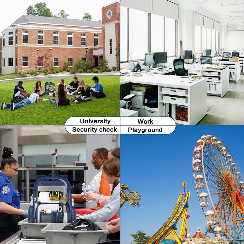 PAMANO Clear Backpack Heavy Duty Transparent See Through Bag for