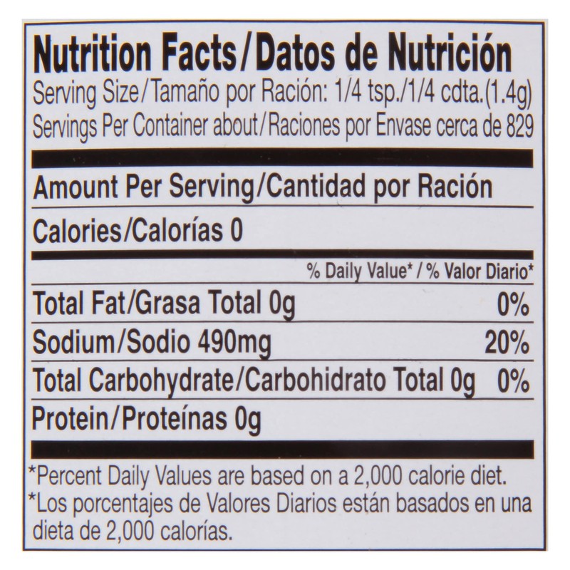 McCormick Culinary Garlic Salt, 41.25 oz - One 41.25 Ounce