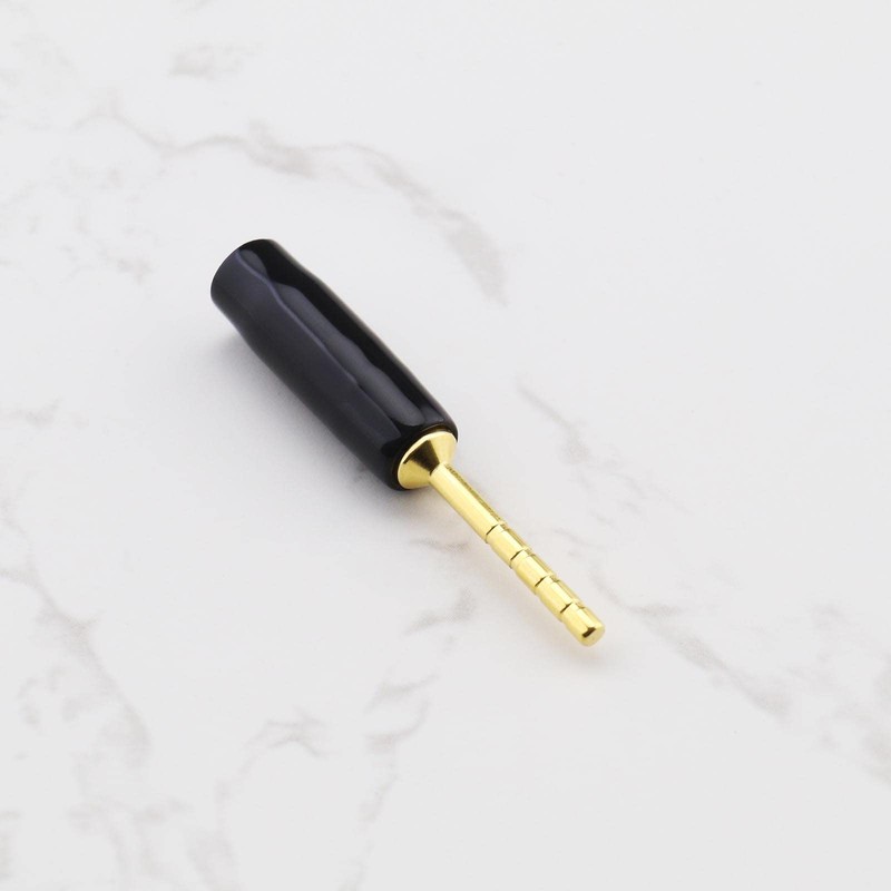 ECSiNG 8pcs 2mm Gold Plated Screw Type Banana Plug Speaker
